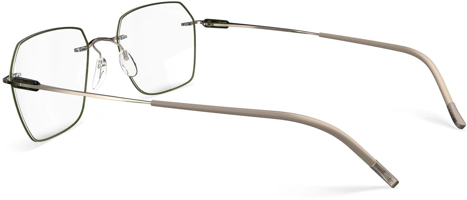 Silhouette Purist Color Groove Demo Rimless 5561 Eyeglasses - view 127